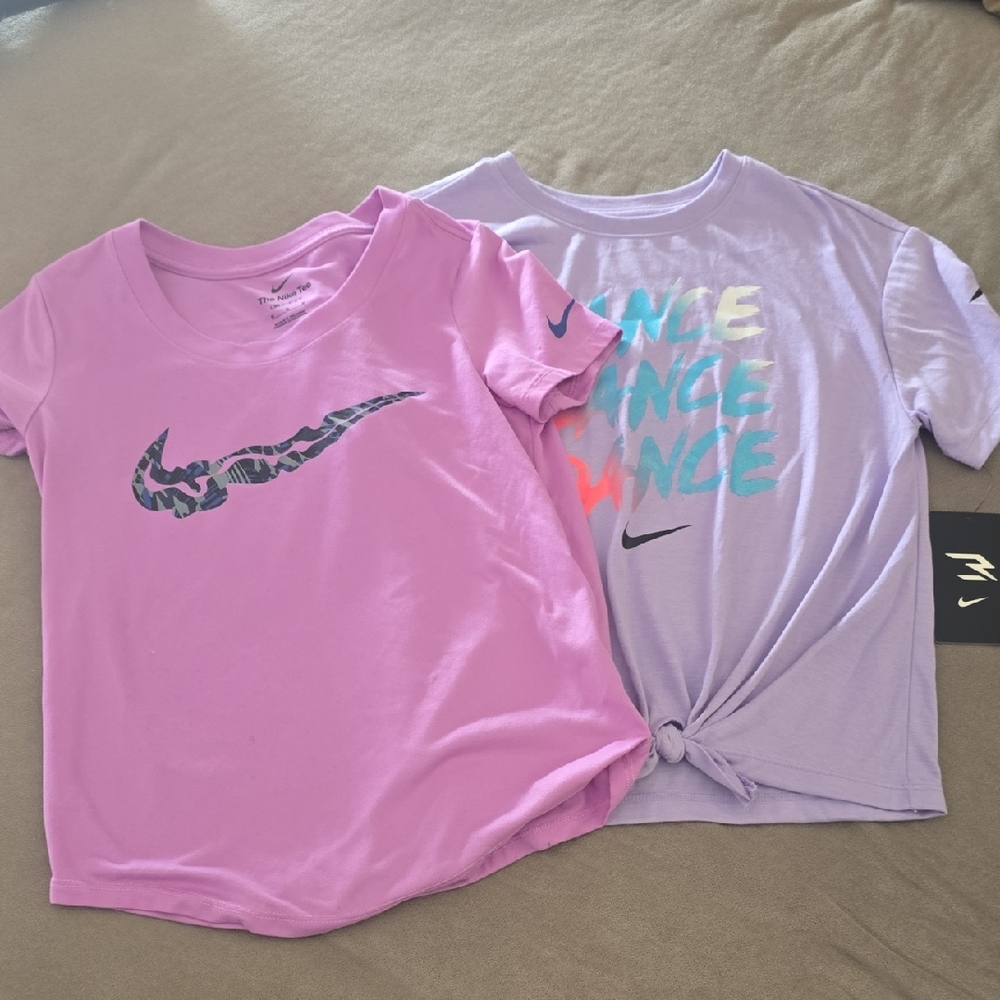 Nike Kids' Lavender and Lilac T-Shirt Duo